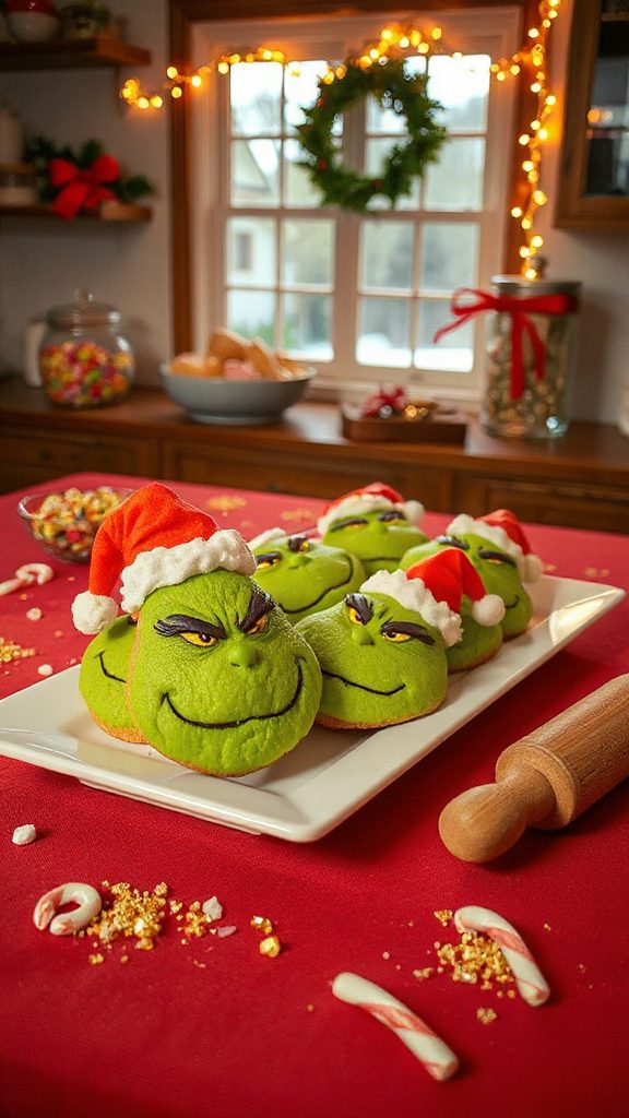 festive green cookie delight