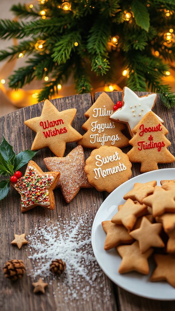 festive heartwarming cookie decorations