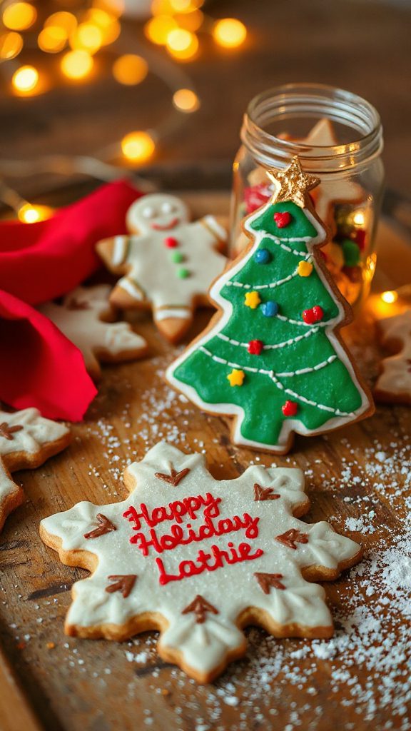 festive holiday cheer cookies