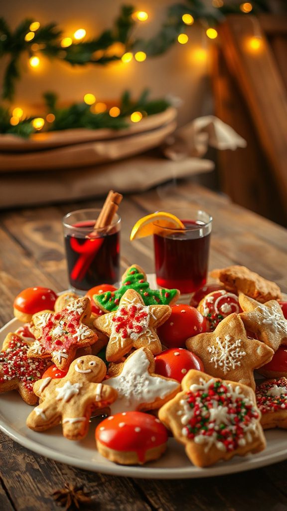 festive pecan mulled wine biscotti