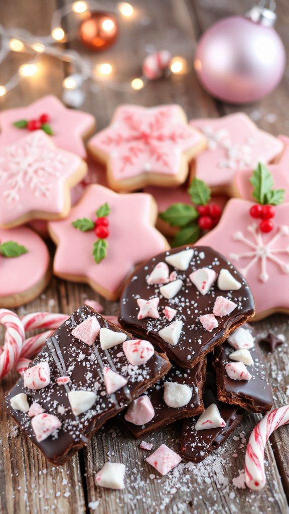 festive peppermint chocolate cookies festive peppermint chocolate cookies