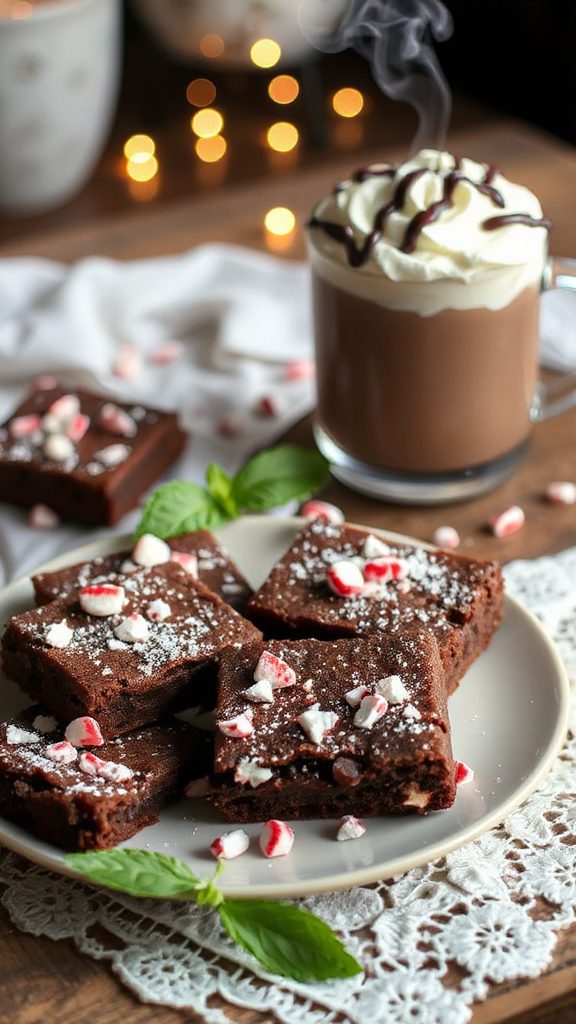 festive peppermint mocha cookies