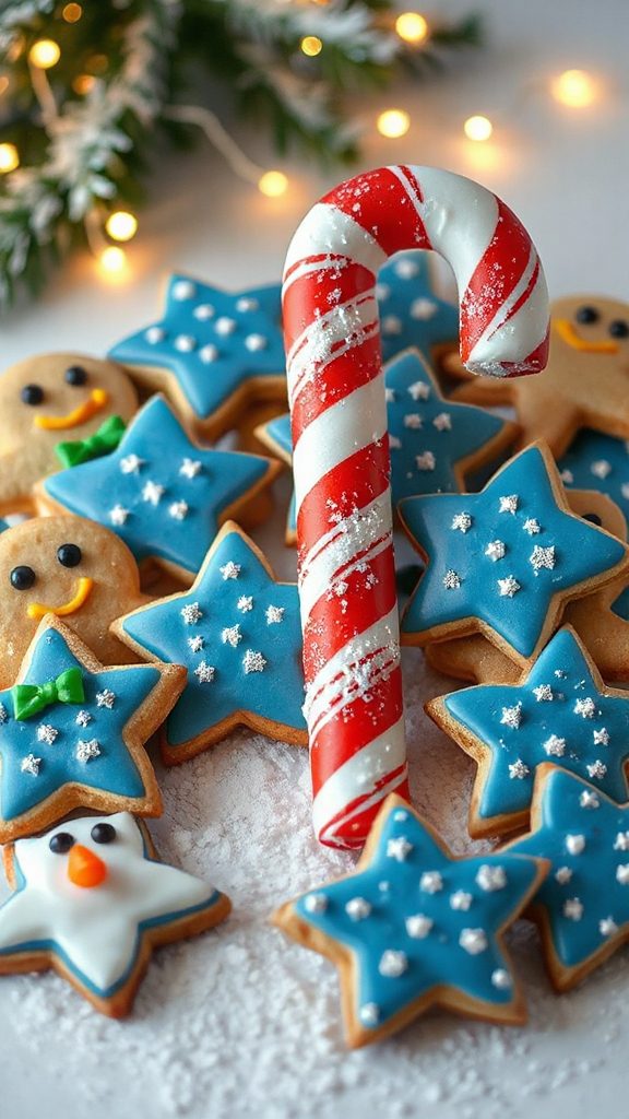 festive peppermint striped cookies festive peppermint striped cookies