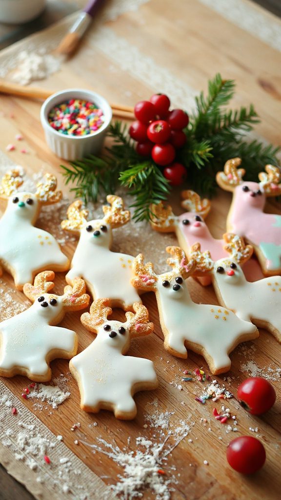 festive reindeer cookie decoration festive reindeer cookie decoration