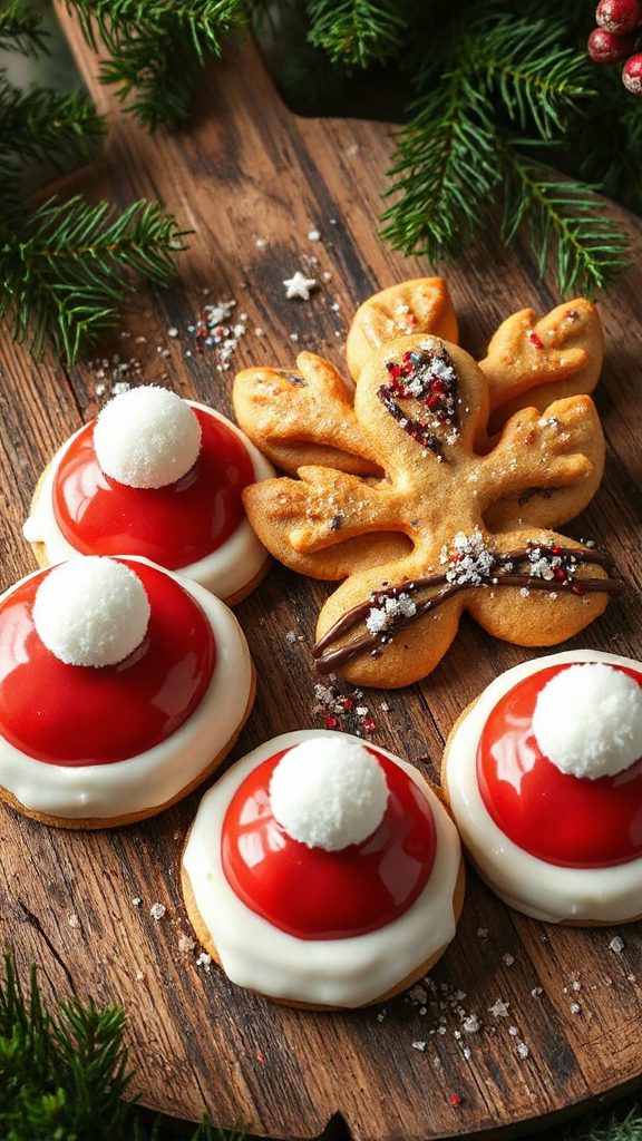 festive reindeer cookie treats