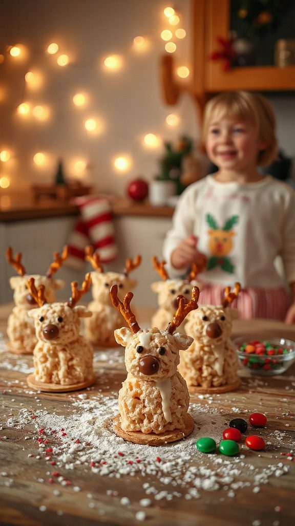 festive reindeer shaped treats festive reindeer shaped treats