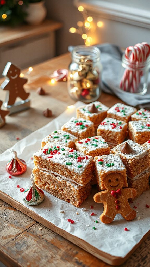 festive rice krispies treats