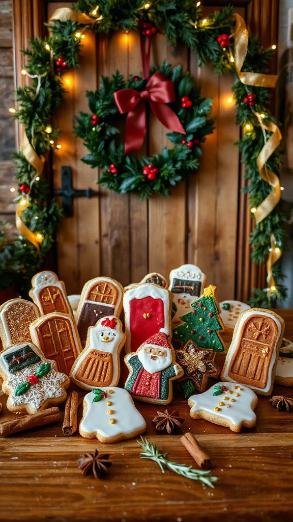 festive santa claus cookies festive santa claus cookies