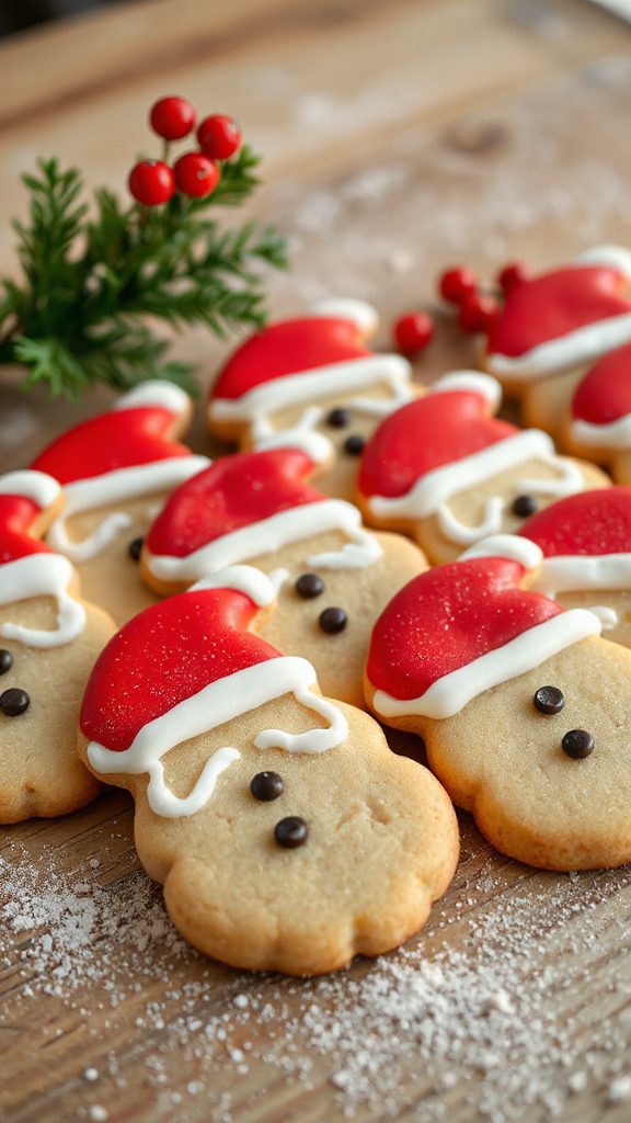 festive santa claus cookies recipe