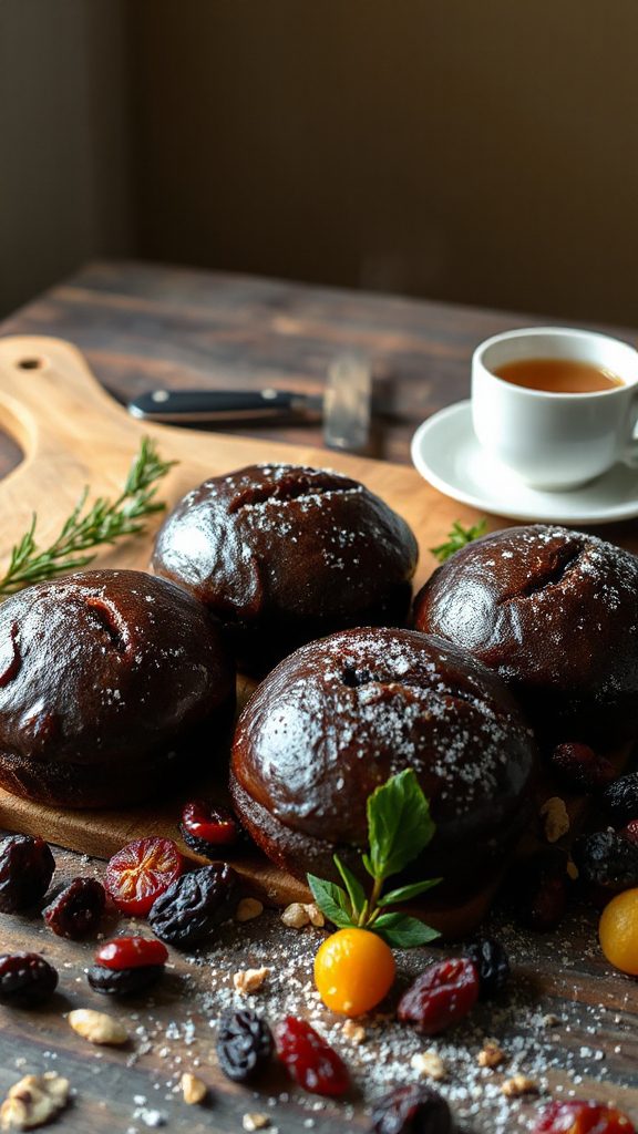 festive scottish fruitcake pastry