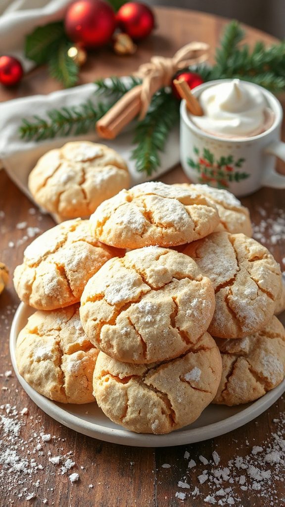 festive sour cream cookies