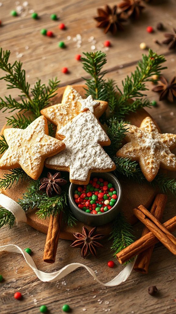 festive spice infused ricotta cookies