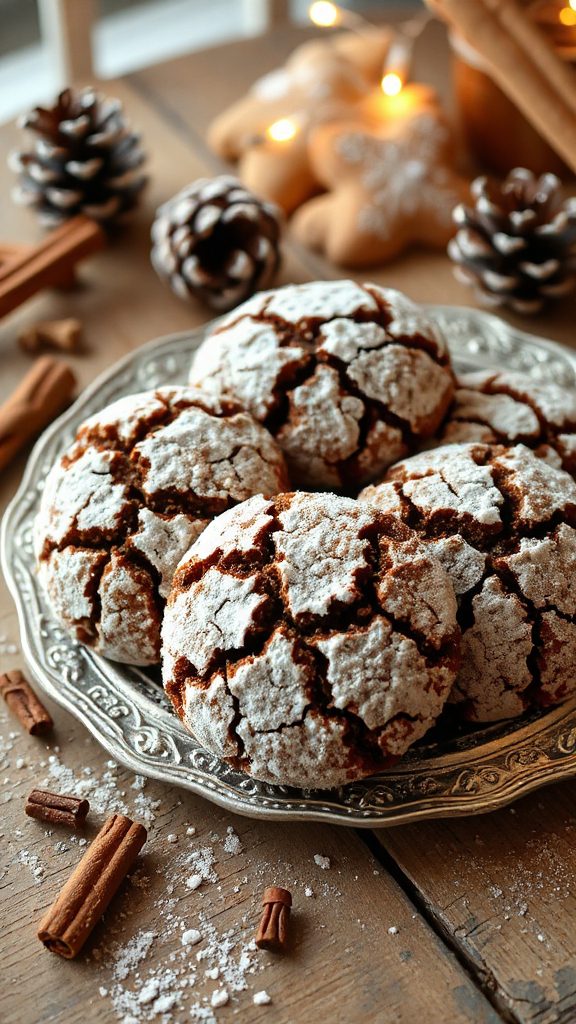festive spiced cookie treat