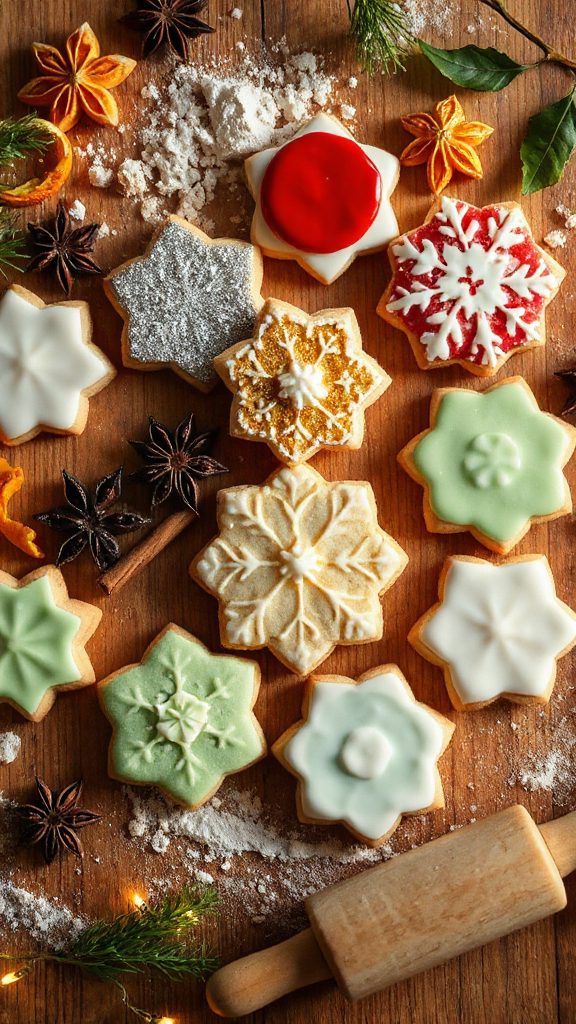 festive spiced holiday cookies