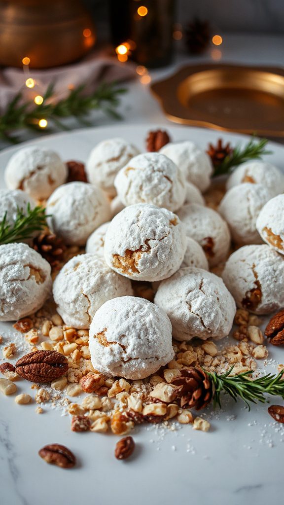 festive spiced nut cookies