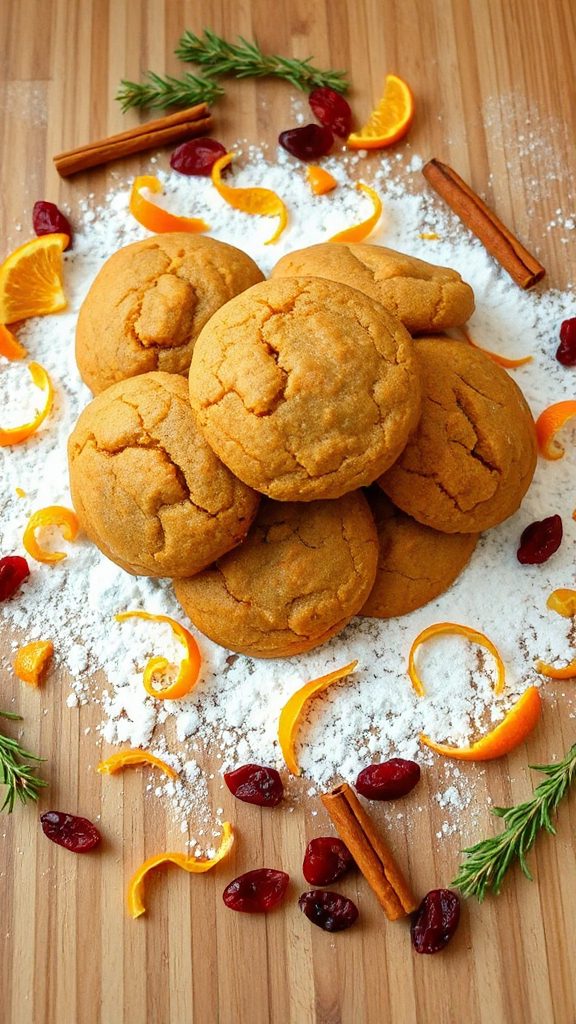 festive spiced orange cookies festive spiced orange cookies