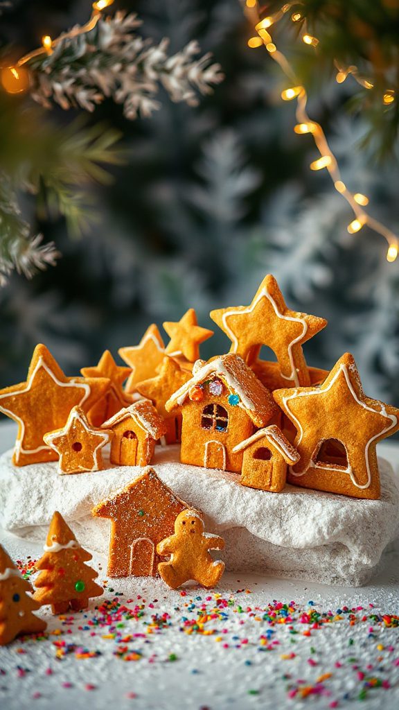 festive star shaped cookies recipe