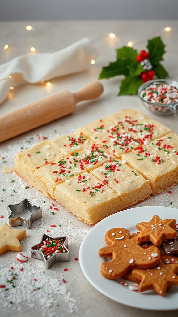 festive sugar cookie bars