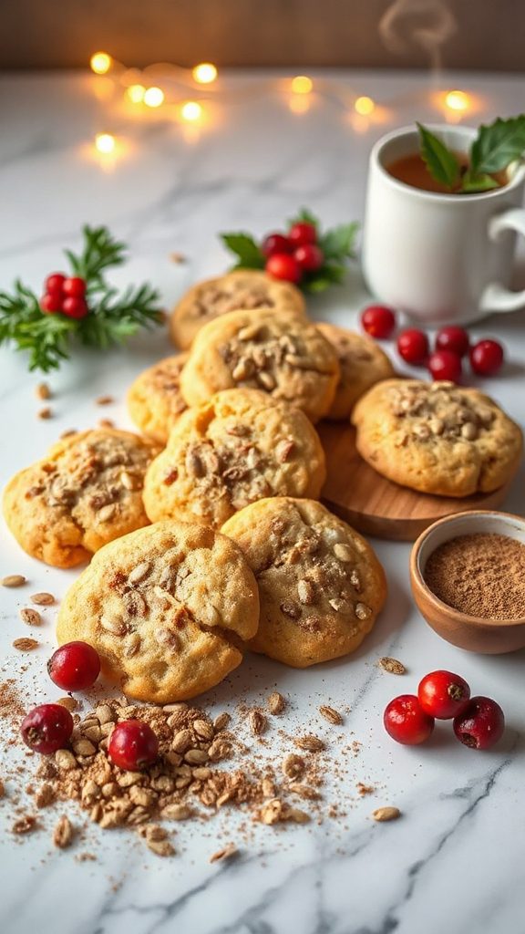 festive sunflower seed cookies festive sunflower seed cookies