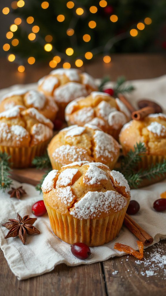 festive swedish christmas muffins