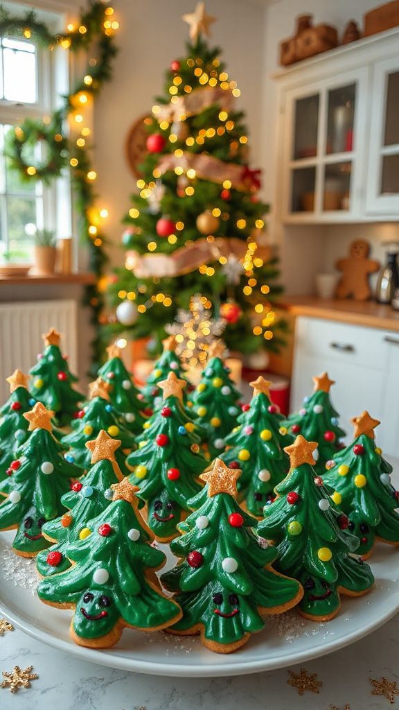 festive whimsical emoji cookies