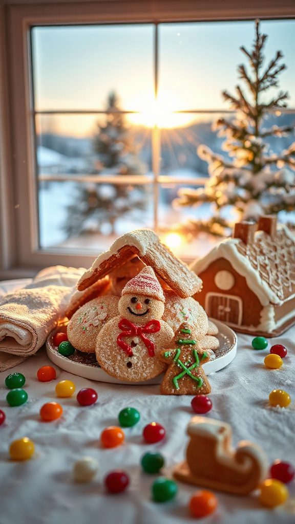festive winter cookie decoration