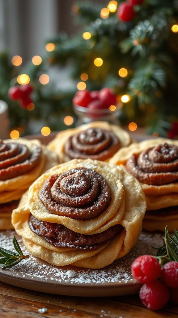 flaky layered pastry cookies