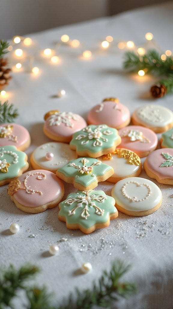 frosted ornament sugar cookies