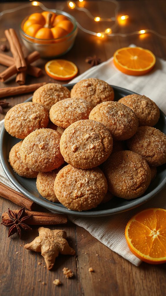 ginger pumpkin snickerdoodles recipe