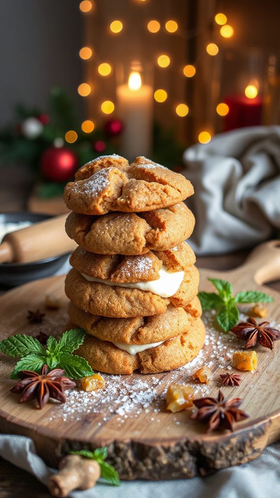 ginger snap cream cheese cookies