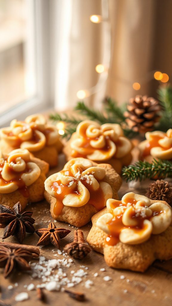 gingerbread caramel cookie delight