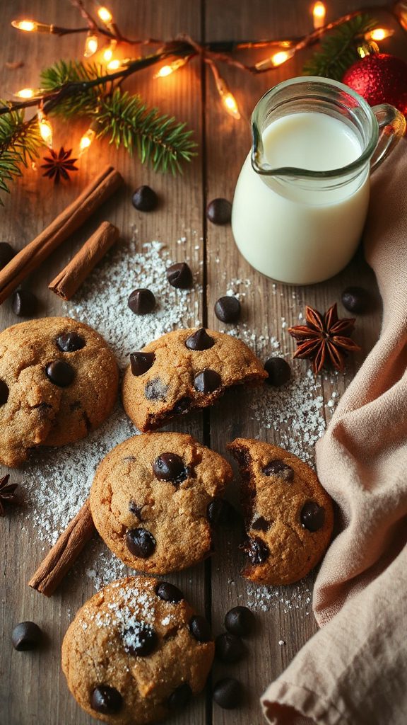 gingerbread chocolate chip cookies gingerbread chocolate chip cookies