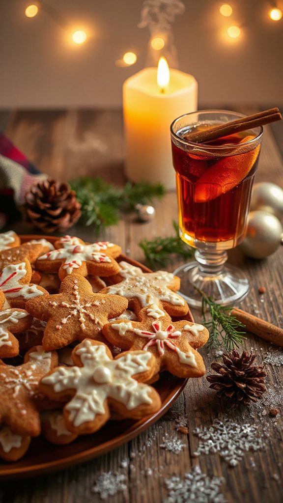 gingerbread cookies with cider