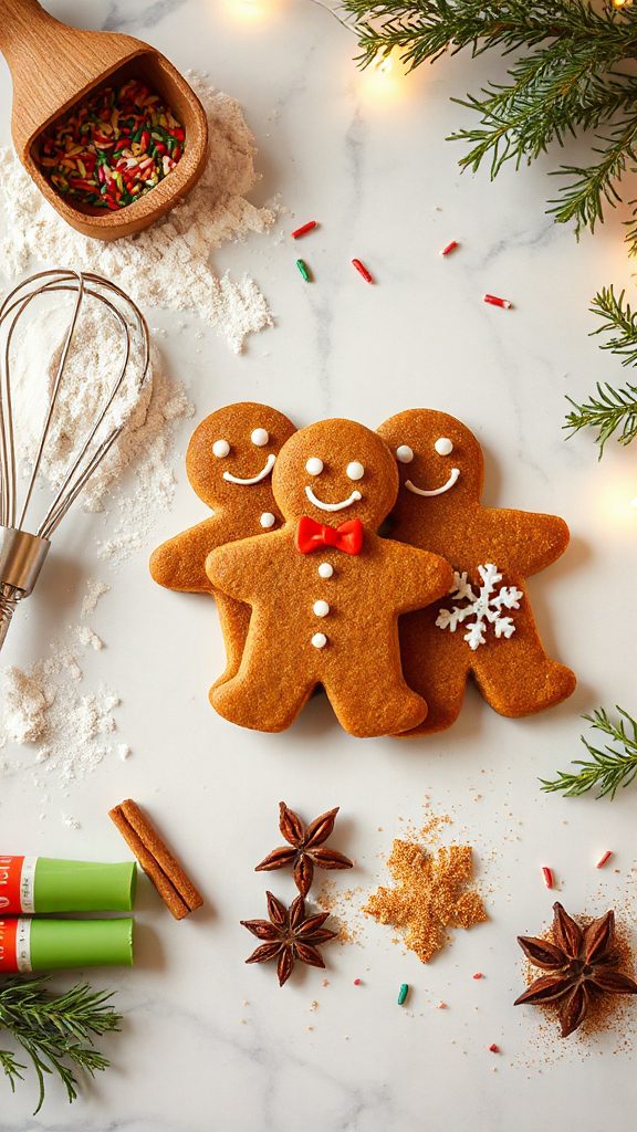 gingerbread cookies with citrus