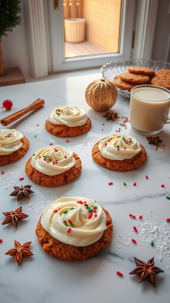 gingerbread cookies with cream cheese