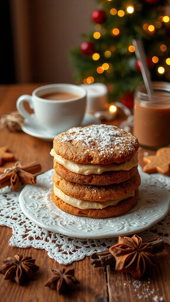 gingerbread cookies with filling