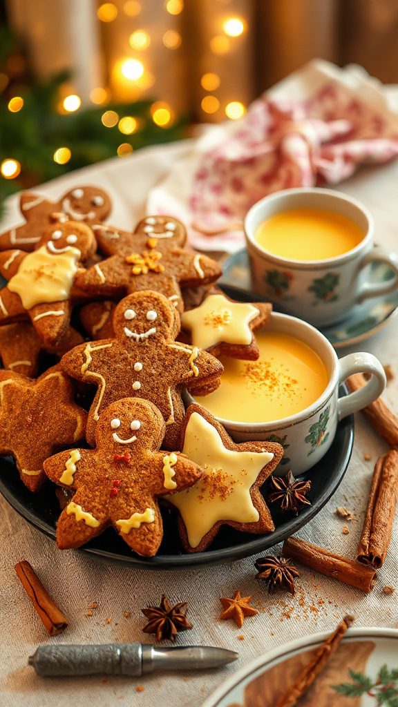 gingerbread cookies with frosting