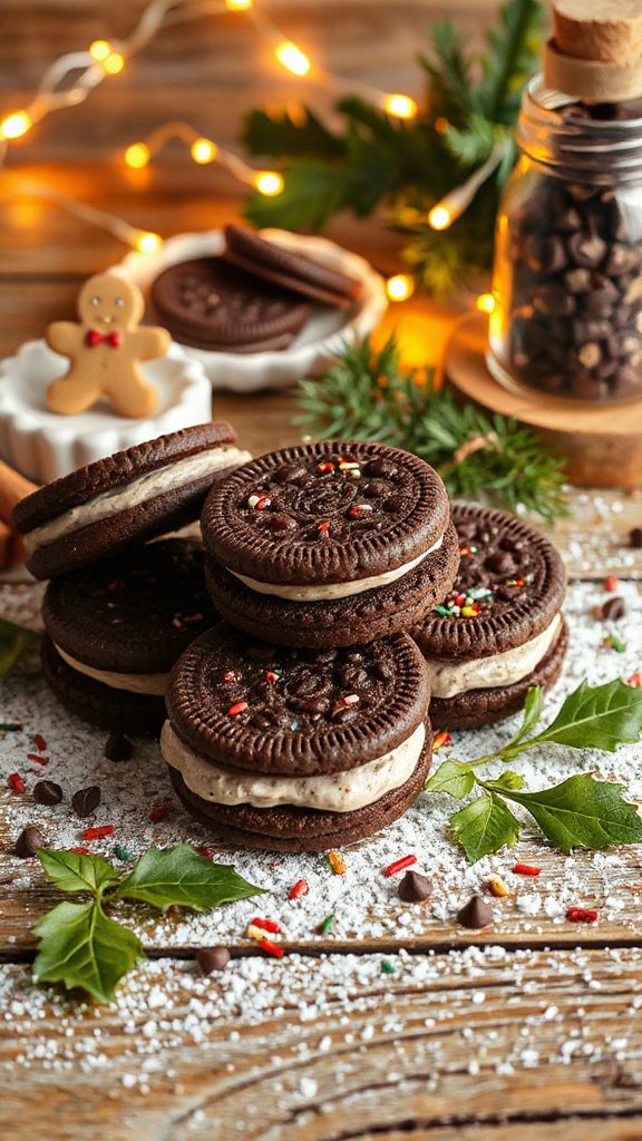 gingerbread oreo festive dessert