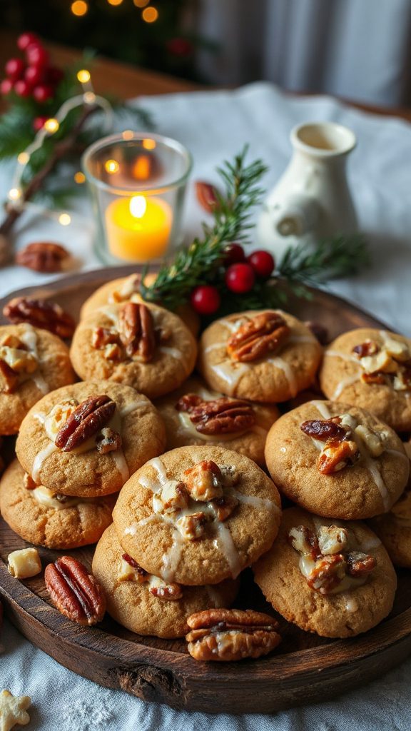 gingerbread praline holiday treats