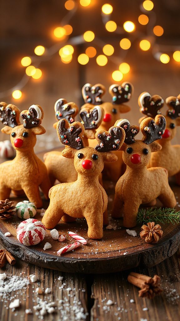 gingerbread reindeer festive treats
