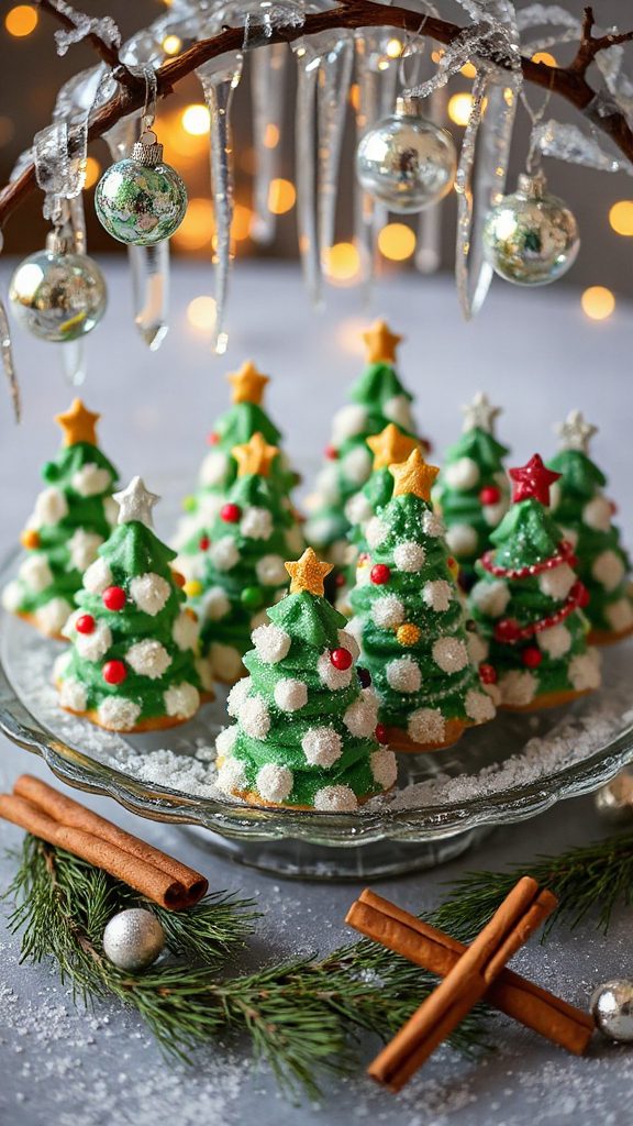 glittery holiday tree cookies glittery holiday tree cookies