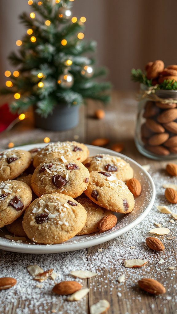 gluten free almond chocolate cookies