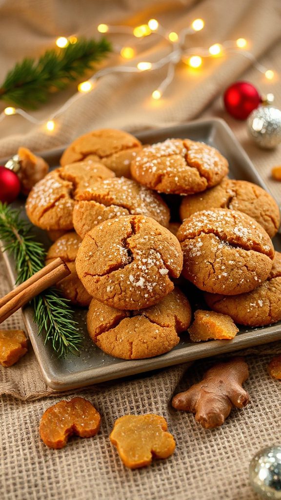 gluten free ginger snap cookies