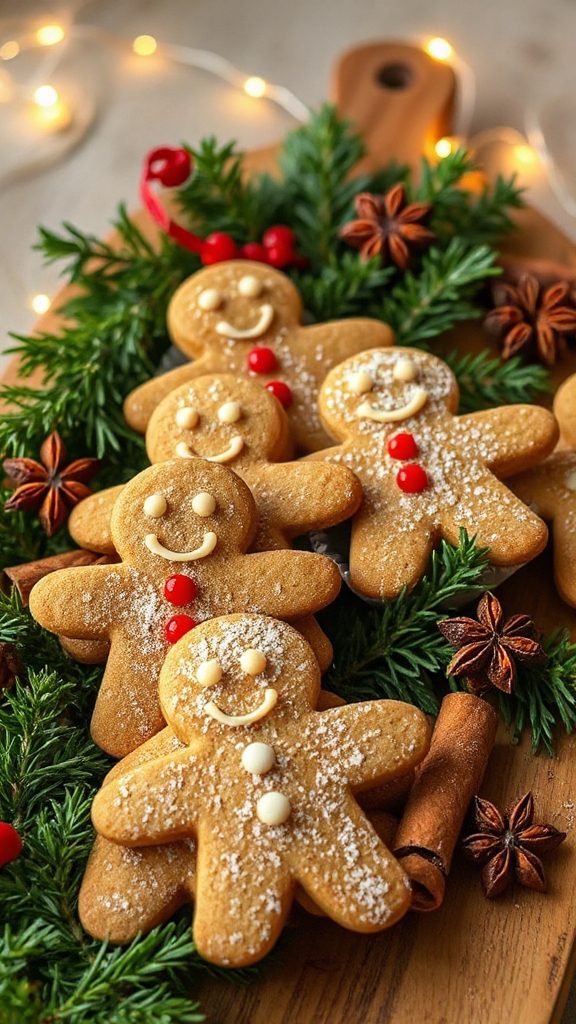 gluten free holiday gingerbread cookies