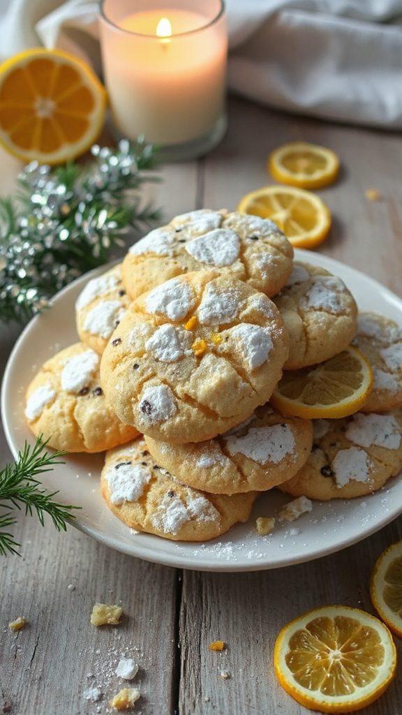gluten free lemon poppy cookies