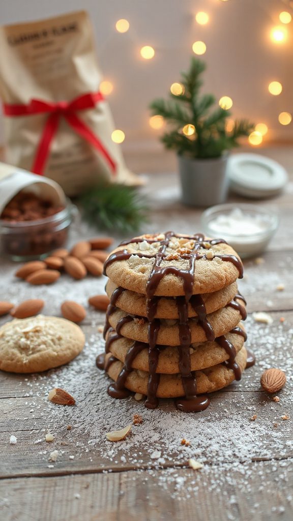 gluten free nutty chocolate cookies