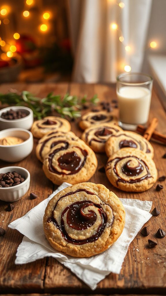 gluten free tahini chocolate cookies
