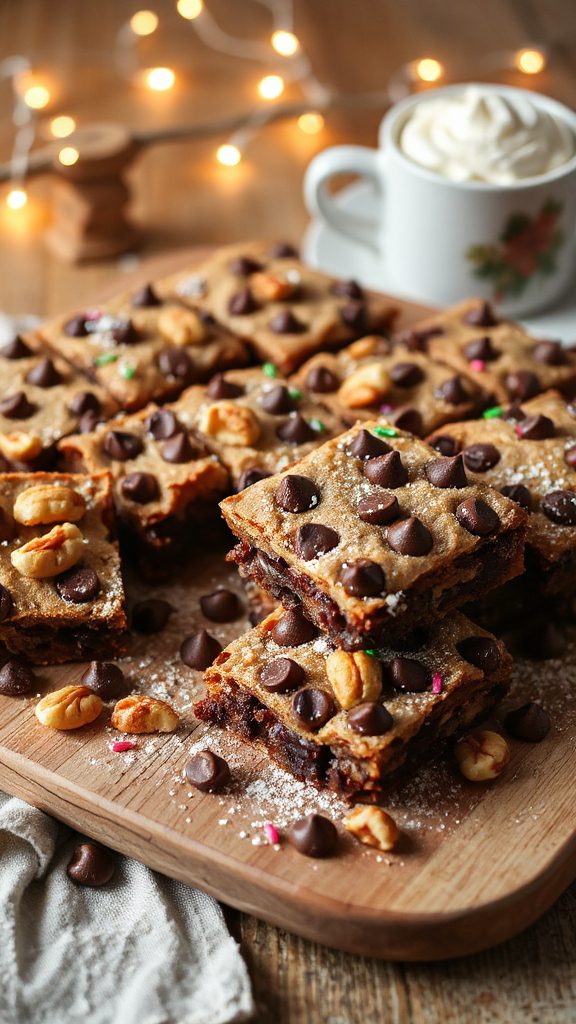 gooey chocolate chip bars