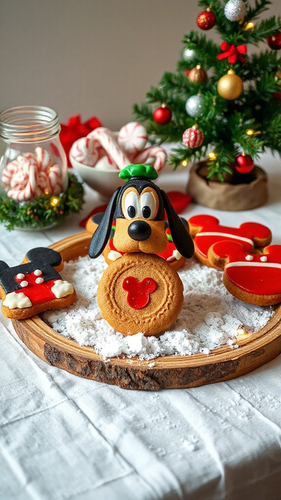 goofy holiday gingerbread cookies