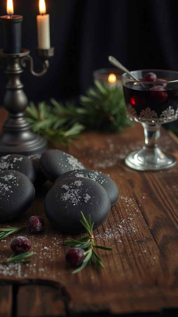gothic inspired cocoa cookie delight